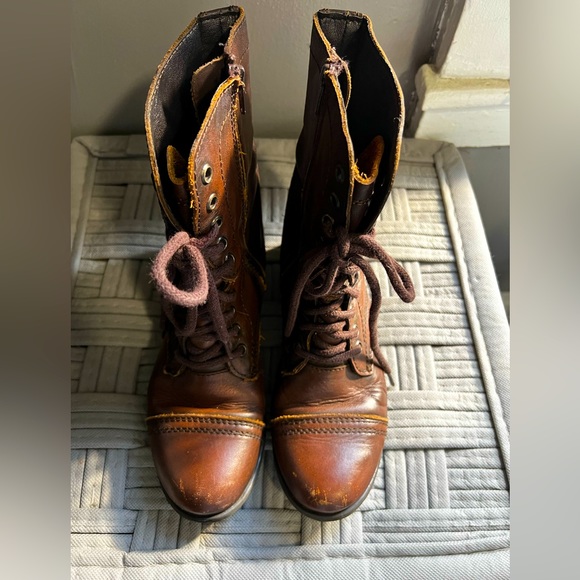Steve Madden Military Boots - Picture 1 of 6
